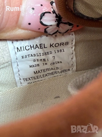 Оригинални  Ниски кецове MICHAEL Michael Kors ! 37 н, снимка 6 - Кецове - 35934987