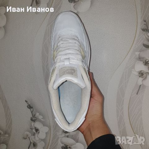 Nike Air Max 90 'White Leather' номер 43,5-44 оригинални маратонки , снимка 4 - Маратонки - 45674941