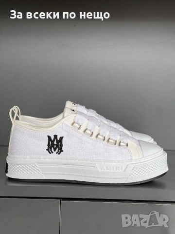 Amiri Мъжки Бели Маратонки🔝Мъжки Спортни Обувки Амири🔝Кецове Код E954, снимка 5 - Маратонки - 51994737