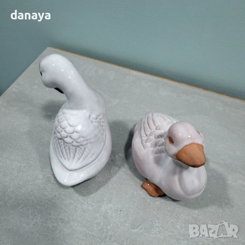 6540  Декоративни фигурки патета керамика ретро , снимка 3 - Други стоки за дома - 53999588