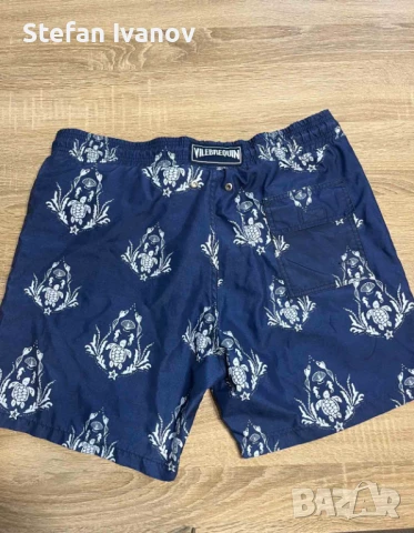 Мъжки бански Vilebrequin - тъмносини с костенурки