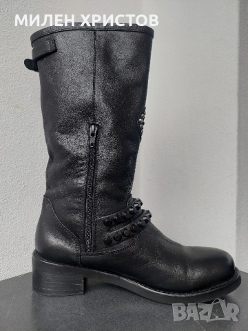 CHARME 2.0 Естествена кожа Made in Italy-40 номер, снимка 5 - Дамски ботуши - 52099592