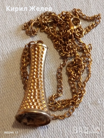 МЕТАЛНА ВЕРИЖКА с АЖУРЕН ДИЗАЙН с ВЕРИЖКА 42275, снимка 6 - Колиета, медальони, синджири - 52492419