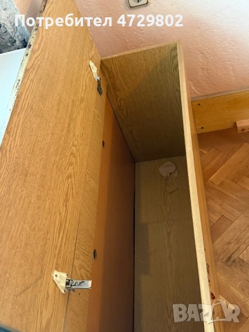 Ъглови легла с бюро и висок шкаф, снимка 4 - Спални и легла - 53392585