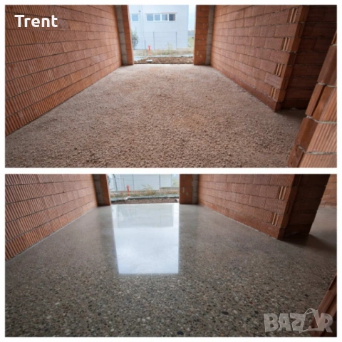 диамантено шлайфане на бетон, мозайка, замазка фрезоване, полиране, заглаждане 