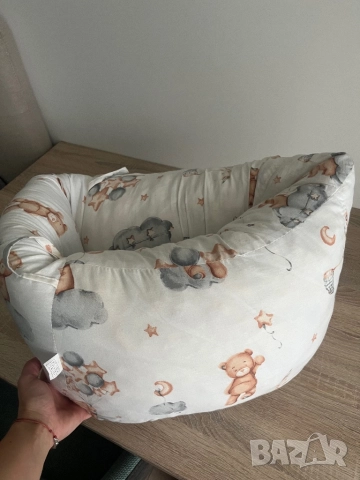Чисто нов барбарон/пуф за бебе, снимка 3 - Други - 52276648