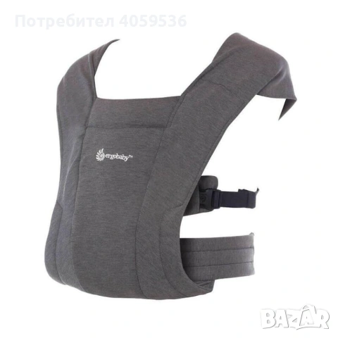Ергономична хибридна раница Ergobaby Embrace цвят heather grey, снимка 4 - Кенгура и ранички - 54242473
