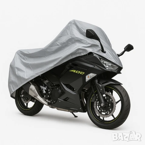 Водоустойчиво покривало за мотоциклет, Защита срещу дъжд, слънчева светлина и прах,размер 130x230 см, снимка 2 - Аксесоари и консумативи - 50747740