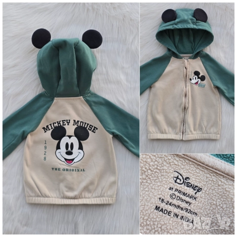 Детски суичър Мики Маус 18-24 месеца , снимка 7 - Бебешки блузки - 52796529