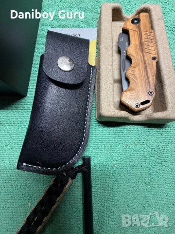 Сгъваем нож BERGKVIST® K10 (двуръчен нож) - Остър джобен нож за дейности на открито и оцеляване, снимка 9 - Ножове - 53756390