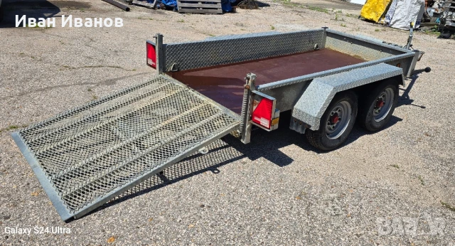 Ремарке за строителна техника 2700кг., снимка 6 - Ремаркета - 50463129