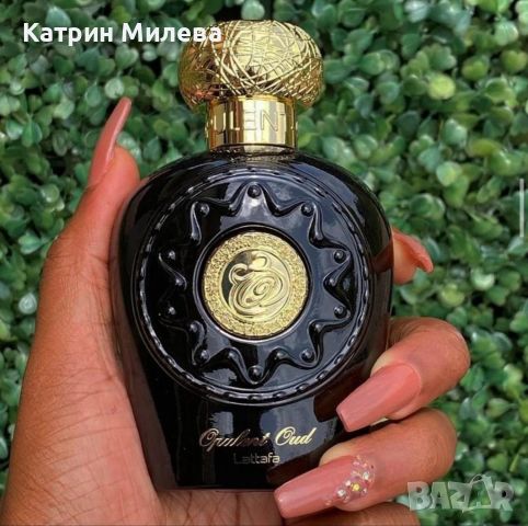 Opulent Oud 100ml. (EDP) / Lattafa - арабски унисекс парфюм двойник на Guerlain Santal Royal, снимка 1 - Унисекс парфюми - 45130257