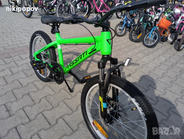 PASSATI Алуминиев велосипед 20" ALUMINIUM зелен, снимка 4 - Велосипеди - 53838784