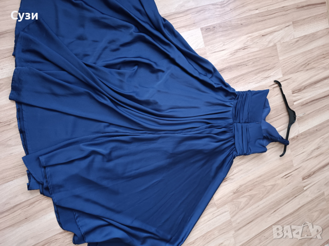 Дълга официална рокля, без забележки, носена само веднъж  купувана от Abiyefon, неразличима от нова., снимка 12 - Рокли - 36979706