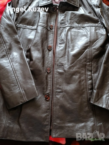 Мъжко кожено яке TCM (Естествена кожа) – Размер M/L – КАТО НОВО!