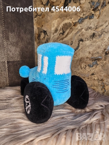 Плетена играчка Мечо Пух ,Бинго.Син трактор, снимка 17 - Плюшени играчки - 52803012