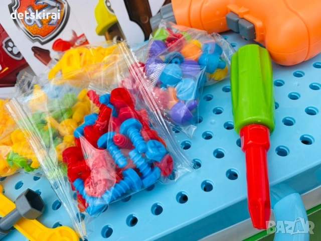 Конструктор с винтоверт- 3D мозайка Пес Патрул, снимка 4 - Конструктори - 51777330