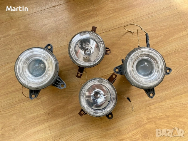 Фарове Depo BMW E34 с ейнджъл айс, снимка 4 - Аксесоари и консумативи - 53719901