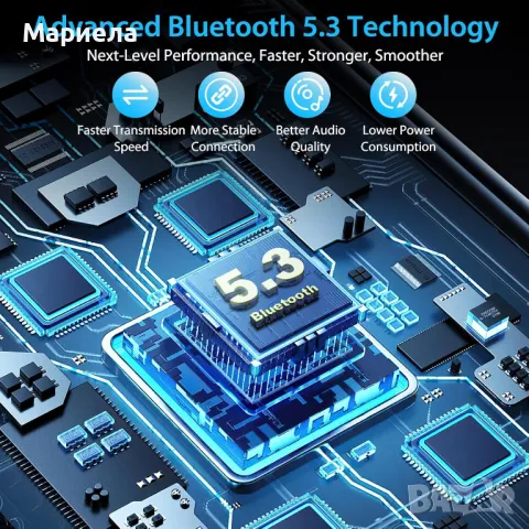 Bluetooth 5.3 FM трансмитер / Трансмитер за кола с Blutooth,USB,FM,SD, снимка 7 - Друга електроника - 48763678