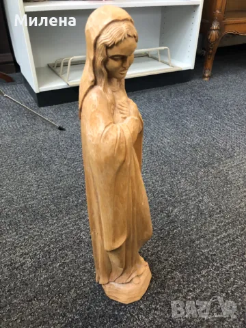 Дървена статуетка , снимка 4 - Антикварни и старинни предмети - 49741454
