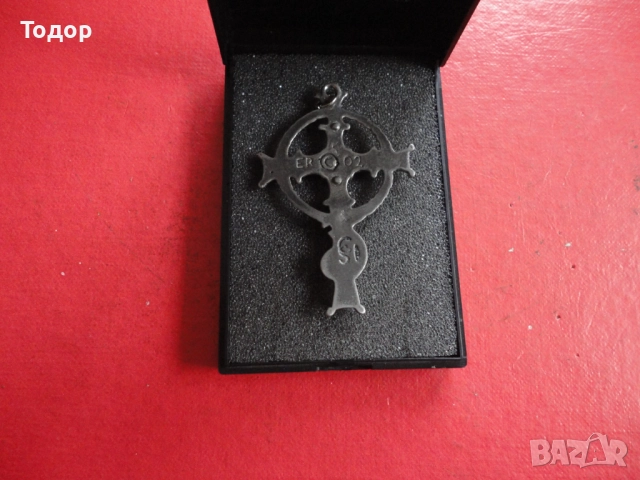 Страхотен кръст на Свети Колумби Кръст от калай , снимка 8 - Колиета, медальони, синджири - 52639691