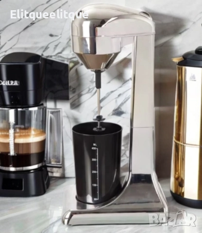 Миксер за фрапе Rosberg Premium, 100W, 450мл.мерителна чаша, Хромирана