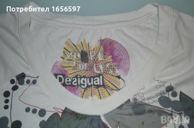 Desigual дамска тениска, снимка 4 - Тениски - 50673190