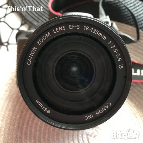 Фотоапарат Canon EOS 500 с обектив Canon EF-S 18-135mm f/3.5-5.6 IS STM, снимка 4 - Фотоапарати - 45253097