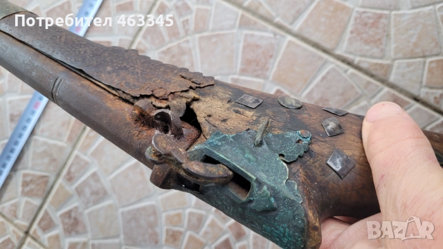 Пушка, кремъклийка, шишане, бойлия, фитилна пушка, снимка 14 - Антикварни и старинни предмети - 52866733