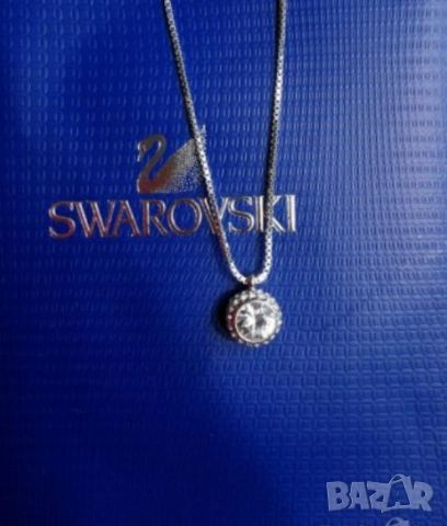 Сваровски Swarovski колие, снимка 2 - Колиета, медальони, синджири - 33404596