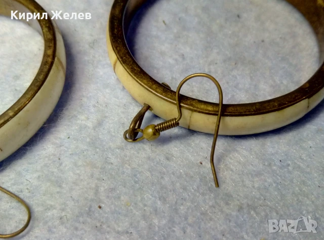 СТАРИ БРОНЗОВИ ЕТНО АРТ ОБЕЦИ ИНКРУСТИРАНИ с РОГ РЪЧНА ТРАДИЦИОННА ИЗРАБОТКА 10545, снимка 10 - Антикварни и старинни предмети - 51280163