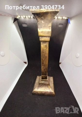 Свещник Викториянски, снимка 2 - Антикварни и старинни предмети - 52050978