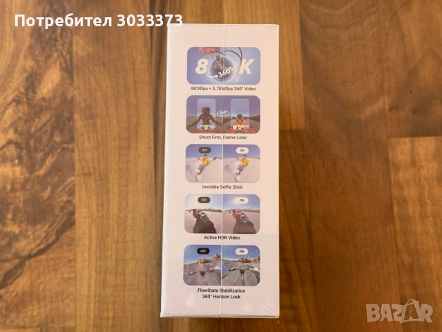 Екшън камера Insta360 X4 - нова, снимка 4 - Камери - 52947006