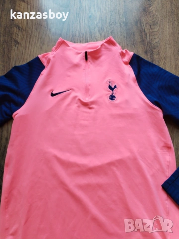 NIKE Tottenham Training Shirt Dry Strike - Lava Glow/Binary Blue - мъжка футболна блуза КАТО НОВА М, снимка 7 - Блузи - 53839102