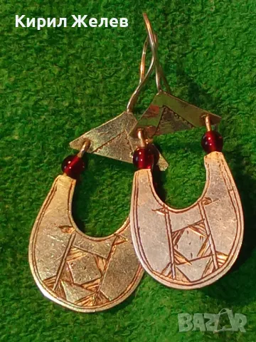 Старинни ВЪЗРОЖДЕНСКИ СРЕБЪРНИ ОБЕЦИ СРЕБРО ВИСОКА ПРОБА с МЪНИСТА РЪЧНА КУЮМДЖИЙСКА ИЗРАБОТКА 42933, снимка 17 - Антикварни и старинни предмети - 49866054