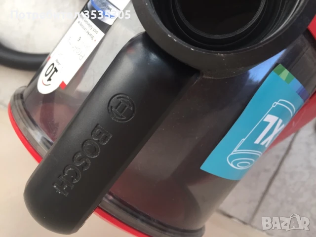 Серия 6 Прахосмукачка без торбичка Червена, снимка 7 - Прахосмукачки - 51379003