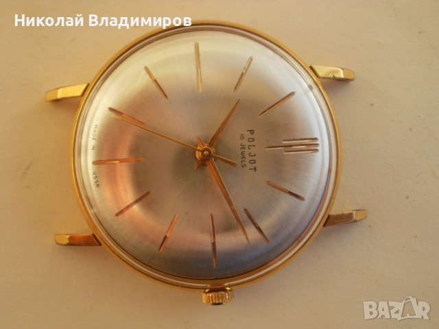 Poljot от фестивал в Москва ВЦСПС тип de luxe мъжки руски ръчен часовник, снимка 10 - Мъжки - 52414787