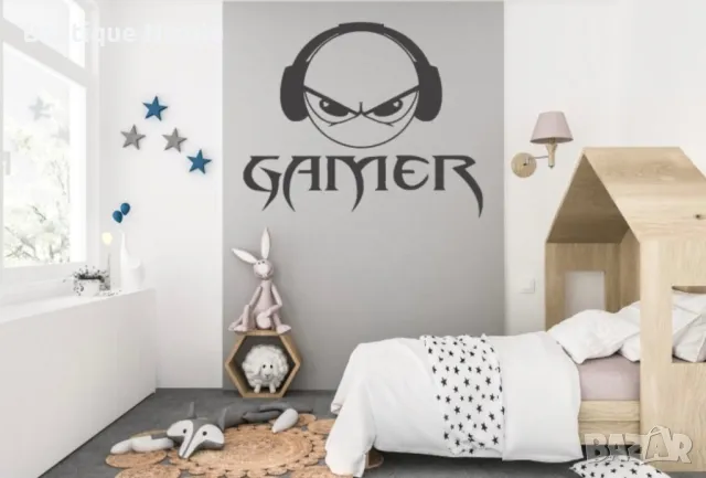 Стикер за стена"Gamer"  , снимка 3 - Други - 48682963