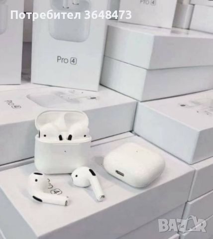 Bluetooth слушалки Air pro 4, снимка 3 - Безжични слушалки - 46741436