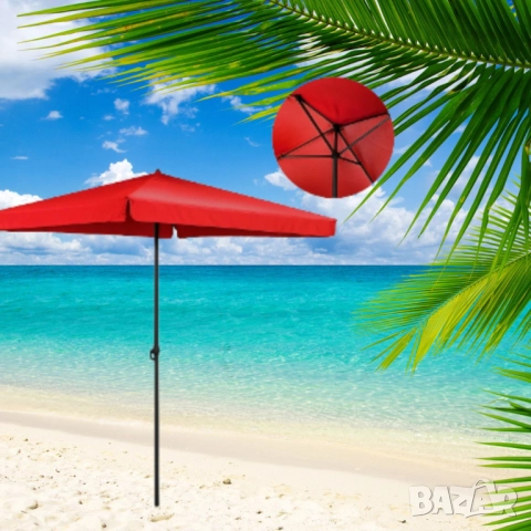 Квадратен градински чадър (Подходяща стойка - Стойка за чадъри (Подходяща за ,,Квадратен градински ч, снимка 10 - Други стоки за дома - 52059607