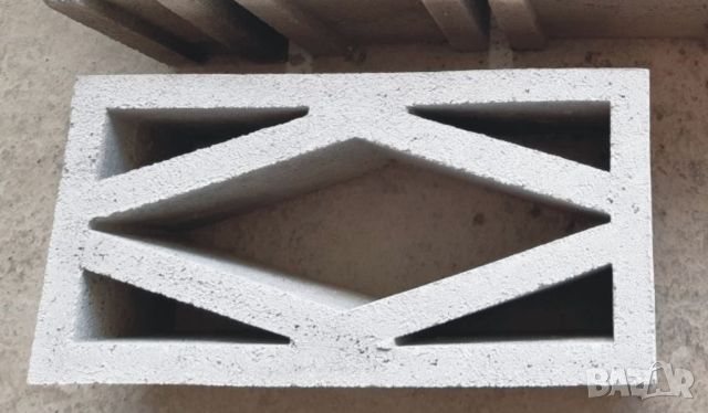 Декоративни БЛОКЧЕТА бетонни модел "РОМБ" за зидане на ограда , снимка 2 - Строителни материали - 42194594
