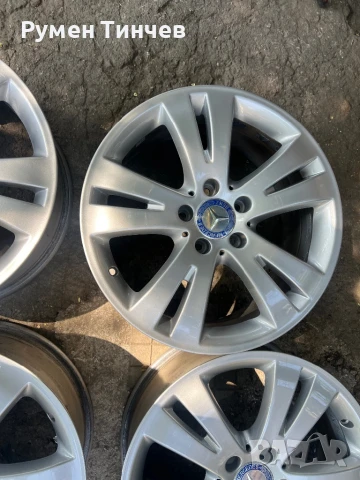 4бр оригинални алуминиеви джанти за Мерцедес 17ки, снимка 5 - Гуми и джанти - 51125687