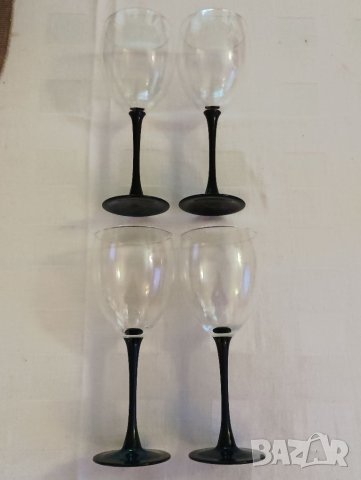 10 чаши за вино с черно столче Easy Plus, Германия. , снимка 8 - Чаши - 45753070