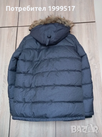 Зимно мъжко палто с качулка Nautica водонепромокаемо с качулка, снимка 2 - Якета - 53741818