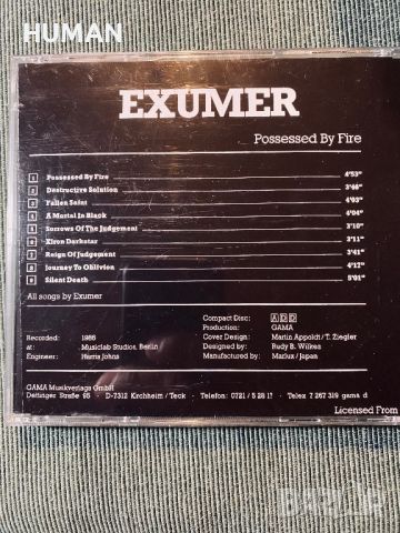 Destruction,Exumer , снимка 17 - CD дискове - 45374118