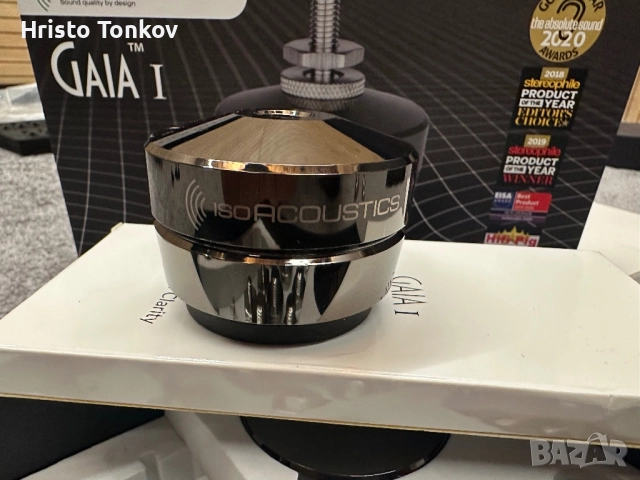 Продавам Isoacoustics GAIA I (4бр.) до 105кг, аудиофилски крака