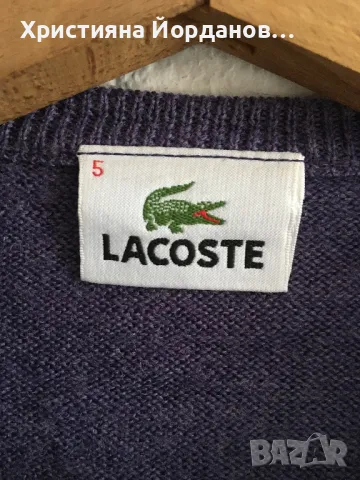 блуза Lacoste вълнена , снимка 3 - Блузи - 49234147