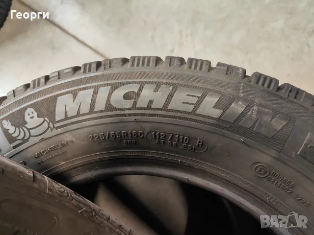 2бр.зимни гуми 225/65/16C Michelin, снимка 3 - Гуми и джанти - 48094689