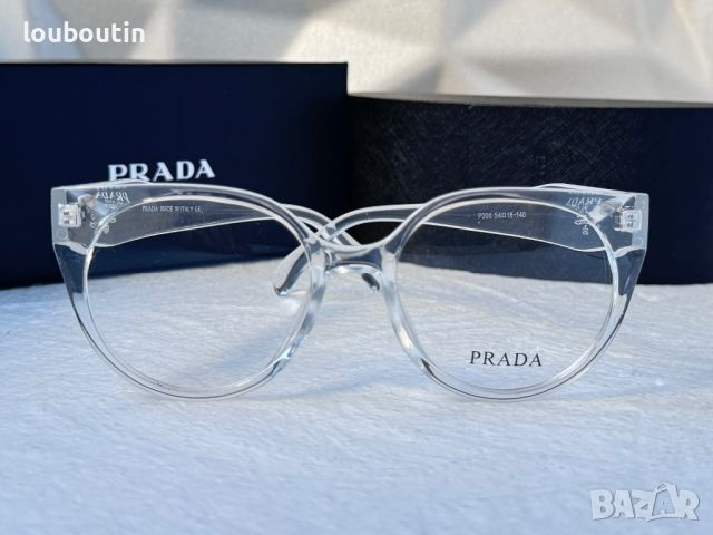 Prada диоптрични рамки очила за компютър,прозрачни слънчеви, снимка 8 - Слънчеви и диоптрични очила - 46516983