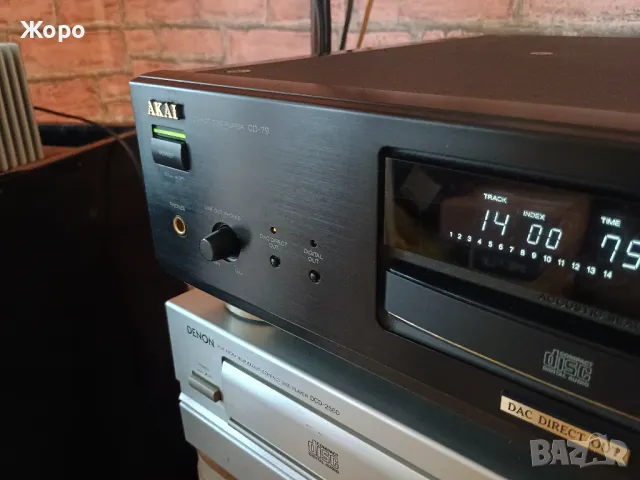 ⏯️С Клип. Akai CD-79 2х Burr Brown PCM63P-K, снимка 2 - Ресийвъри, усилватели, смесителни пултове - 48461489